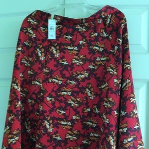 Ann Taylor Red Skirt